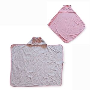 Lot of 2 - Like New, Toddler's Cute Animal Hooded Bath Towels
